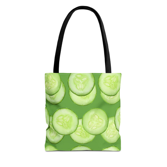 Cucumber Pickle Slices Tote Bag